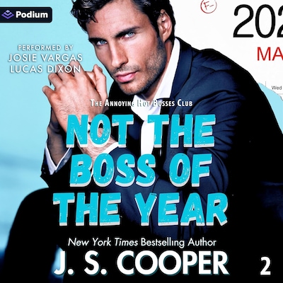 Not the Boss of the Year – omslag til lydbogen af J.S. Cooper