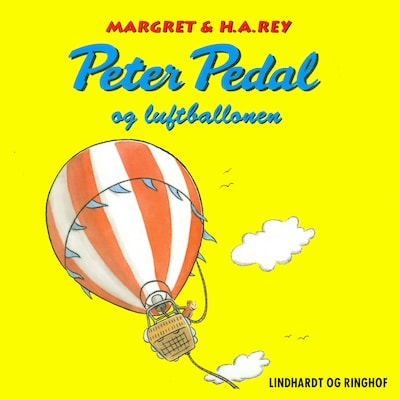 Peter Pedal og luftballonen – omslag til lydbogen af H.A. Rey