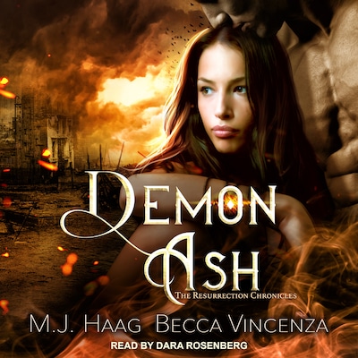 Demon Ash – omslag til lydbogen af M.J. Haag, Becca Vincenza