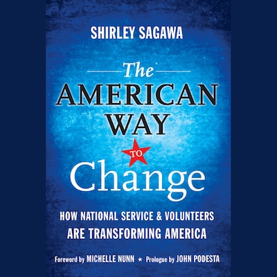 The American Way to Change – omslag til lydbogen af Shirley Sagawa