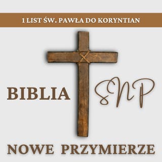 1 List św. Pawła do Koryntian: Biblia SNP - Nowe Przymierze – okładka audiobooka, autor Piotr Zaremba