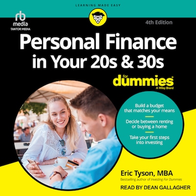 Personal Finance in Your 20s & 30s For Dummies, 4th Edition – omslag til lydbogen af Eric Tyson, MBA