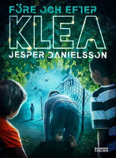Före och efter Klea – omslag till ljudboken av Jesper Danielsson