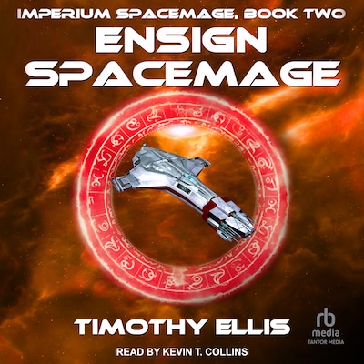 Ensign Spacemage – omslag til lydbogen af Timothy Ellis
