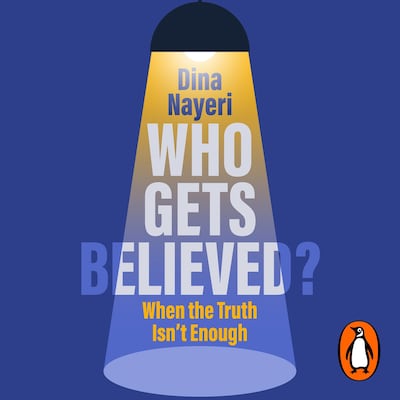 Who Gets Believed? – omslag til lydbogen af Dina Nayeri