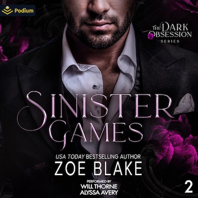 Sinister Games – omslag til lydbogen af Zoe Blake