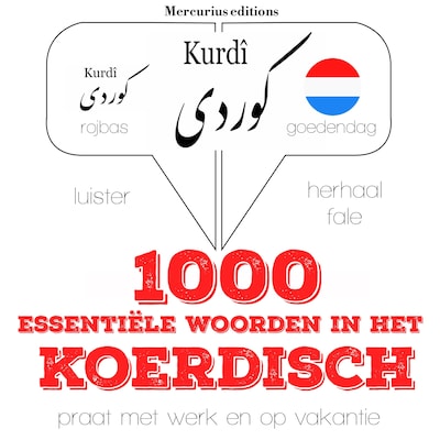 1000 essentiële woorden in het Koerdisch – omslag van het luisterboek van JM Gardner