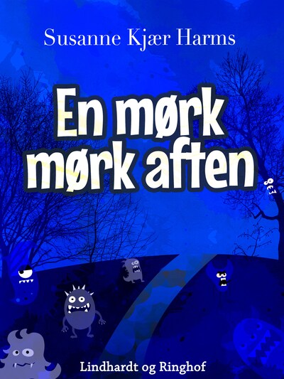 En mørk mørk aften – omslag til lydbogen af Susanne Kjær Harms