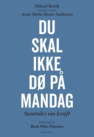 Du skal ikke dø på mandag – omslag til lydbogen af Mikael Rørth, Anne Mette Steen-Andersen