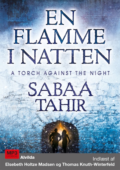 En flamme i natten – omslag til lydbogen af Sabaa Tahir
