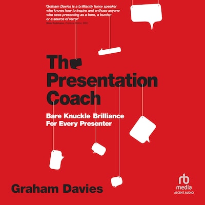 The Presentation Coach – omslag til lydbogen af Graham G. Davies