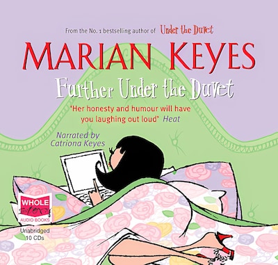Further Under the Duvet – omslag til lydbogen af Marian Keyes