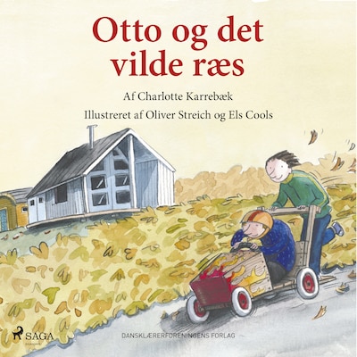 Otto og det vilde ræs – omslag til lydbogen af Charlotte Karrebæk