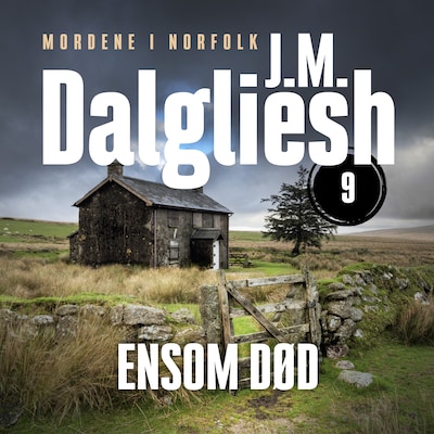 Ensom død - 9 – omslag til lydbogen af J. M. Dalgliesh