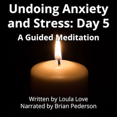 Undoing Anxiety and Stress: Day 5 – omslag til lydbogen af Loula Love