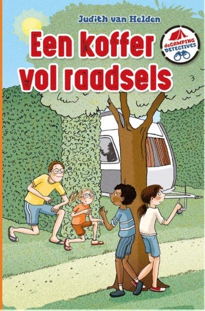 Een koffer vol raadsels – omslag van het luisterboek van Judith van Helden