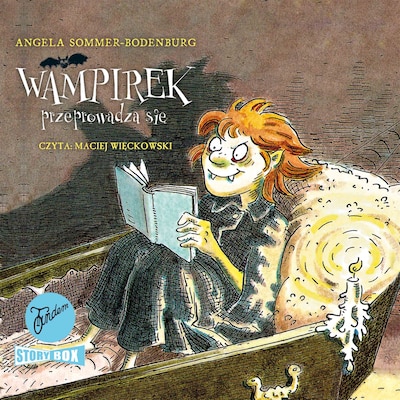 Wampirek. Tom 2. Wampirek przeprowadza się – okładka audiobooka, autor Angela Sommer-Bodenburg