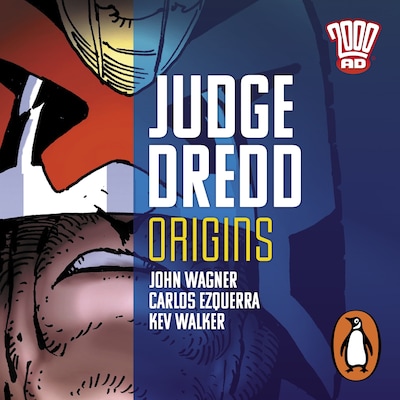 Judge Dredd: Origins – omslag til lydbogen af John Wagner