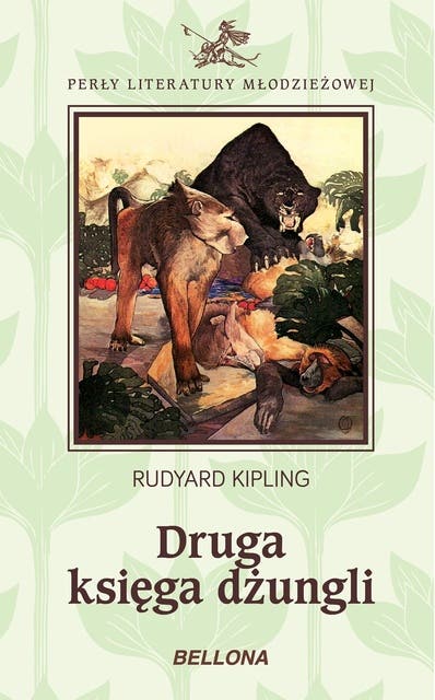Druga księga dżungli – okładka audiobooka, autor Rudyard Kipling