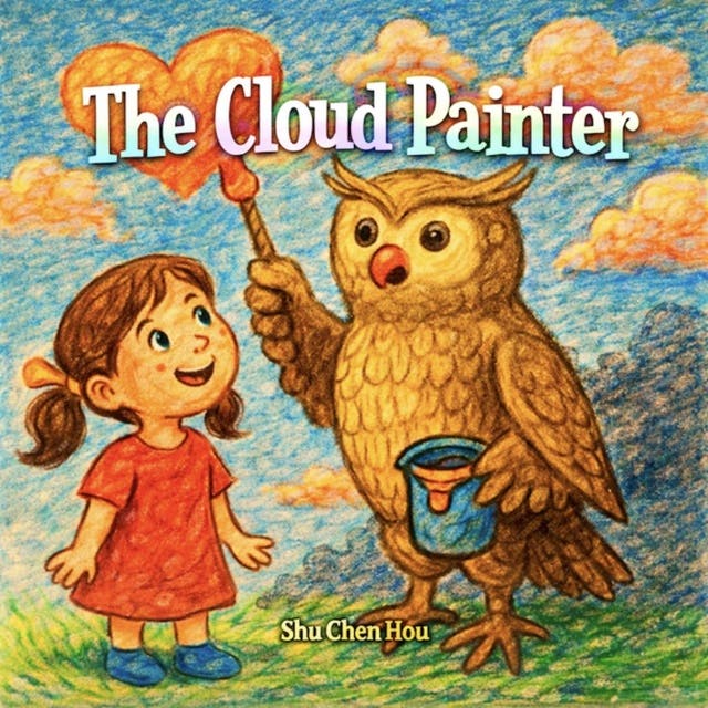 The Cloud Painter: A Magical Story About Embracing Change, Finding Beauty, and Seeing the Sky with Wonder – omslag til lydbogen af Shu Chen Hou