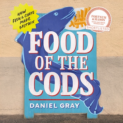 Food of the Cods – omslag van het luisterboek van Daniel Gray