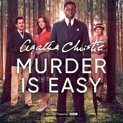 MURDER IS EASY – omslag til lydbogen af Agatha Christie