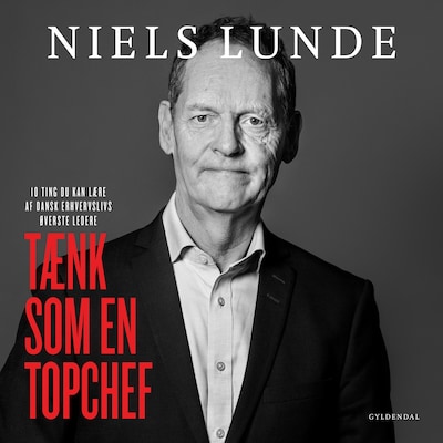Tænk som en topchef – omslag til lydbogen af Niels Lunde