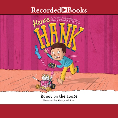 Robot on the Loose – omslag til lydbogen af Henry Winkler, Lin Oliver