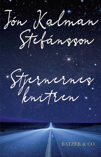 Stjernernes knitren – omslag til lydbogen af Jón Kalman Stefánsson