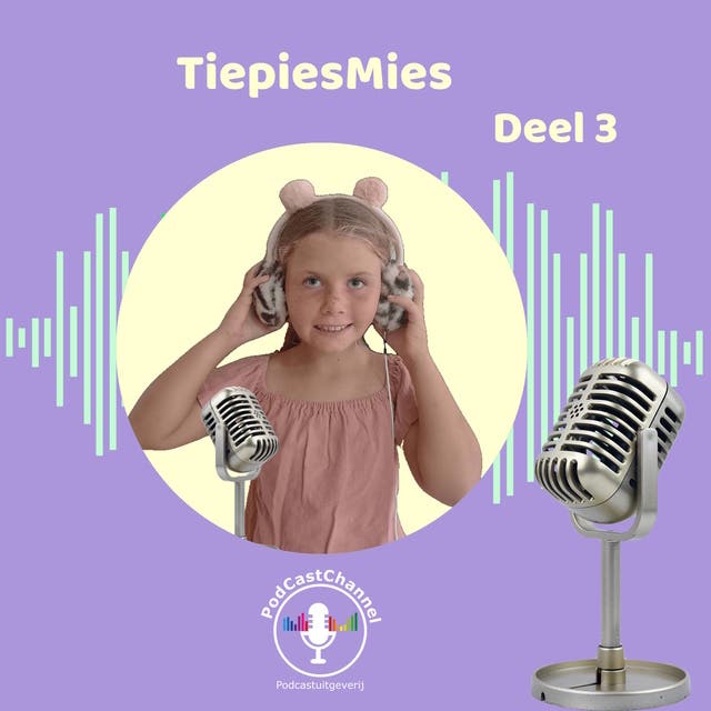 Tiepiesmies – omslag van het luisterboek van Jarno Hogeweg,Misha Hogeweg,Tiepies Mies