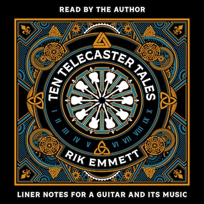 Ten Telecaster Tales – omslag til lydbogen af Rik Emmett
