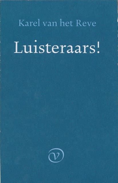 Luisteraars! – omslag van het luisterboek van Karel Van het Reve