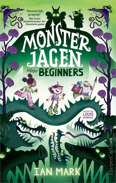 Monsterjagen voor beginners – omslag van het luisterboek van Ian Mark