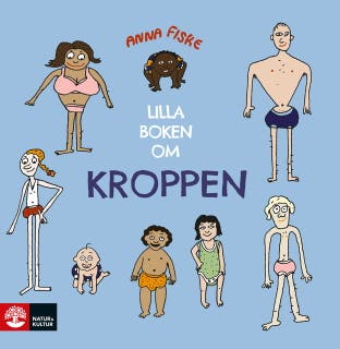 Lilla boken om kroppen – omslag till ljudboken av Anna Fiske