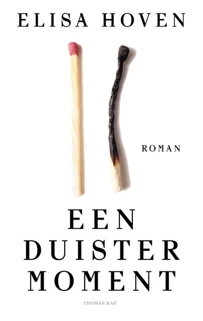 Een duister moment – omslag van het luisterboek van Elisa Hoven
