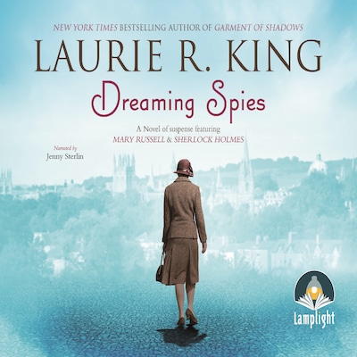 Dreaming Spies – omslag til lydbogen af Laurie R. King