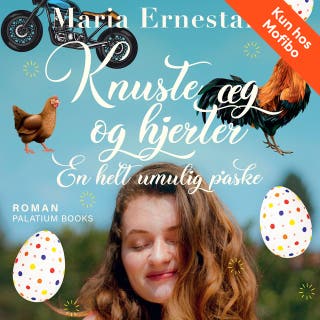 Knuste æg og hjerter – omslag til lydbogen af Maria Ernestam