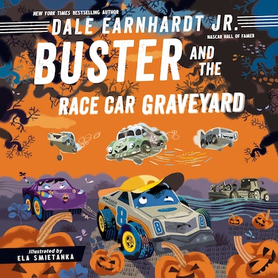 Buster and the Race Car Graveyard – omslag til lydbogen af Dale Earnhardt Jr.