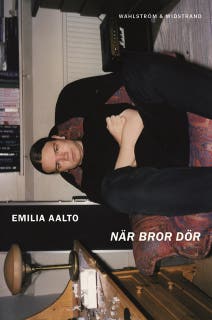 När bror dör – omslag till ljudboken av Emilia Aalto
