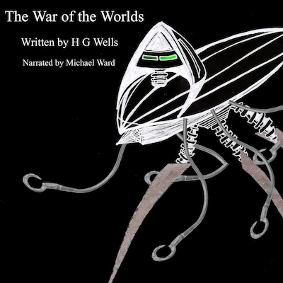 The War of the Worlds HCR 104 fm Edition – omslag til lydbogen af H G Wells