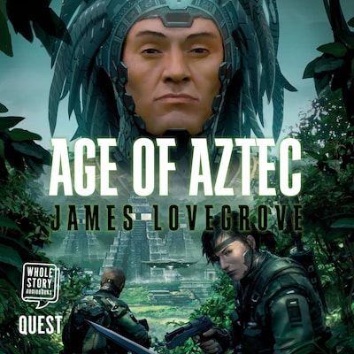 Age of Aztec – omslag til lydbogen af James Lovegrove