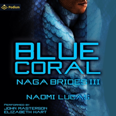 Blue Coral – omslag til lydbogen af Naomi Lucas