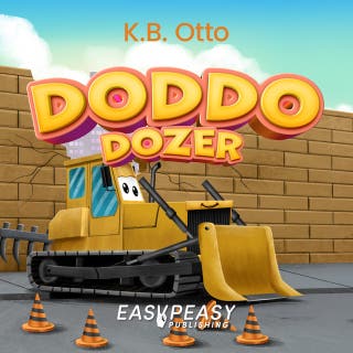 Doddo Dozer – omslag till ljudboken av K B Otto