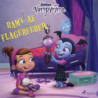 Vampyrina - Ramt af flagerfeber – omslag til lydbogen af Disney