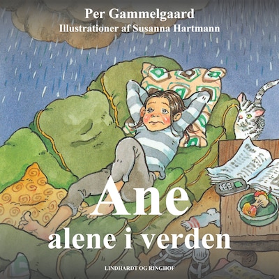 Ane alene i verden – omslag til lydbogen af Per Gammelgaard