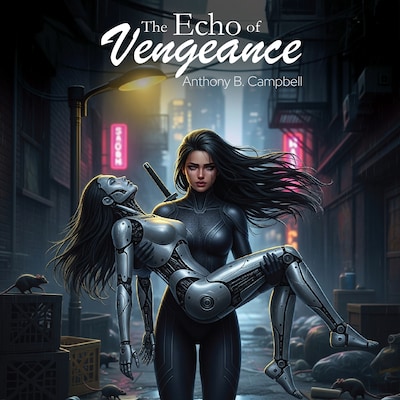 The Echo of Vengeance – omslag til lydbogen af Anthony B. Campbell