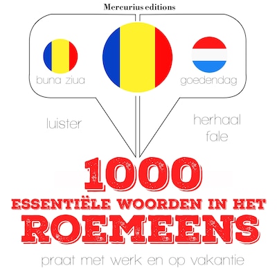 1000 essentiële woorden in het Roemeens – omslag van het luisterboek van JM Gardner