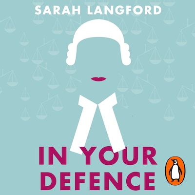 In Your Defence – omslag til lydbogen af Sarah Langford