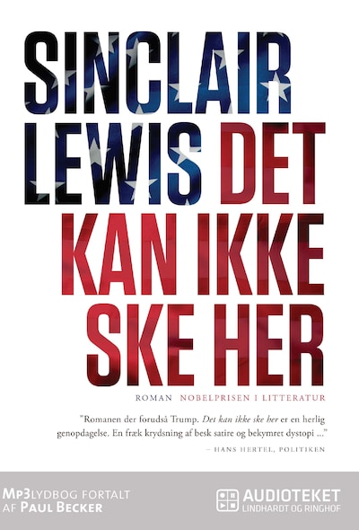 Det kan ikke ske her – omslag til lydbogen af Sinclair Lewis