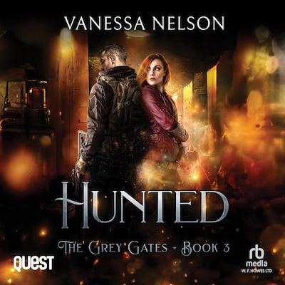Hunted – omslag til lydbogen af Vanessa Nelson